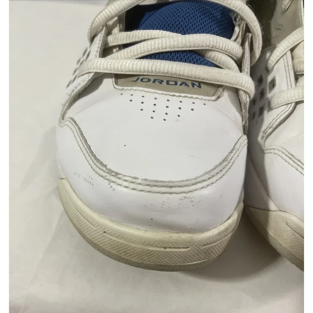 AIR JORDAN flight 4 shoes size 11.5 blue and white 2012